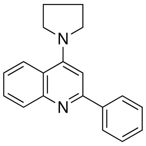 2-PHENYL-4-PYRROLIDIN-1-YL-QUINOLINE