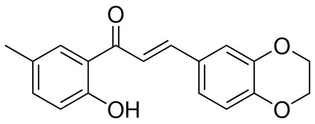 3-(2,3-DIHYDRO-BENZO(1,4)DIOXIN-6-YL)-1-(2-HYDROXY-5-METHYL-PHENYL)-PROPENONE