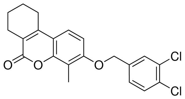 3-(3,4-DICHLORO-BENZYLOXY)-4-METHYL-7,8,9,10-TETRAHYDRO-BENZO(C)CHROMEN-6-ONE