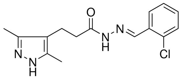 3-(3,5-DIMETHYL-1H-PYRAZOL-4-YL)-PROPIONIC ACID (2-CHLORO-BENZYLIDENE)-HYDRAZIDE