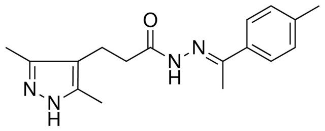 3-(3,5-DIMETHYL-1H-PYRAZOL-4-YL)-PROPIONIC ACID (1-P-TOLYL-ETHYLIDENE)-HYDRAZIDE