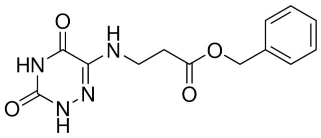 3-(3,5-DIOXO-2,3,4,5-4H-[1,2,4]TRIAZIN-6-YLAMINO)-PROPIONIC ACID BENZYL ESTER