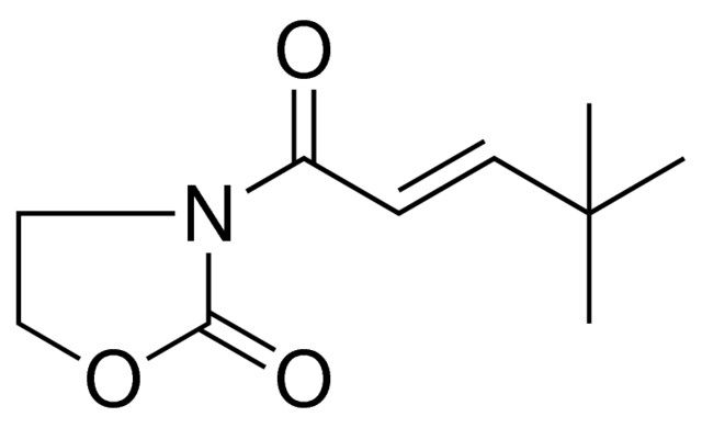 3-(4,4-DIMETHYL-PENT-2-ENOYL)-OXAZOLIDIN-2-ONE