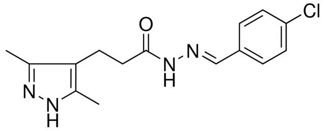 3-(3,5-DIMETHYL-1H-PYRAZOL-4-YL)-PROPIONIC ACID (4-CHLORO-BENZYLIDENE)-HYDRAZIDE