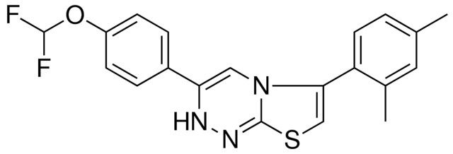 3-(4-DIFLUOROMETHOXY-PH)-6-(2,4-DIMETHYL-PH)-2H-THIAZOLO(2,3-C)(1,2,4)TRIAZINE