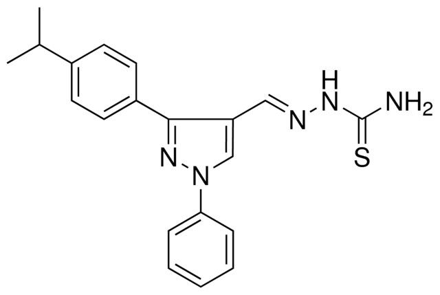 3-(4-ISOPROPYLPHENYL)-1-PHENYL-1H-PYRAZOLE-4-CARBALDEHYDE THIOSEMICARBAZONE