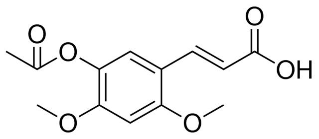 3-(5-ACETOXY-2,4-DIMETHOXY-PHENYL)-ACRYLIC ACID