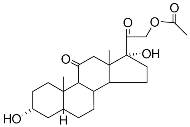 3-ALPHA,17-ALPHA-DIHYDROXY-11,20-DIOXO-5-BETA-PREGNAN-21-YL ACETATE