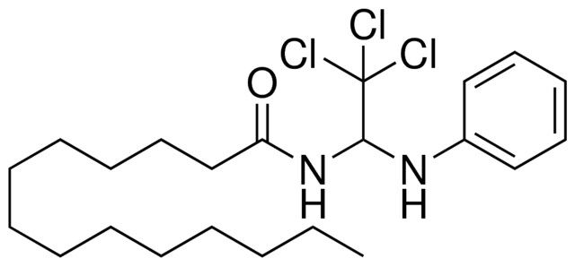 TETRADECANOIC ACID (2,2,2-TRICHLORO-1-PHENYLAMINO-ETHYL)-AMIDE