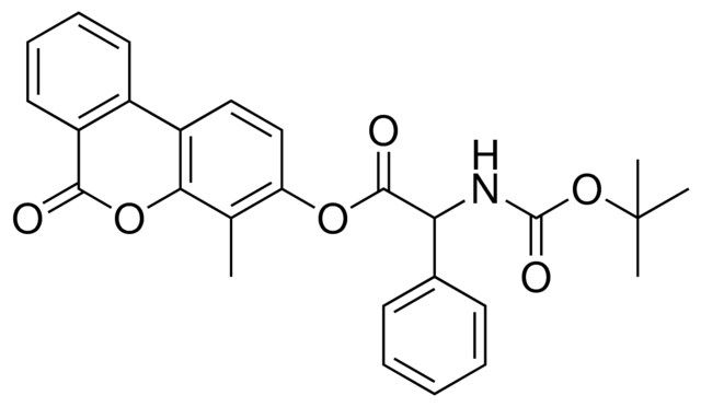 TERT-BUTOXYCARBONYLAMINO-PH-ACETIC ACID 4-ME-6-OXO-6H-BENZO(C)CHROMEN-3-YL ESTER