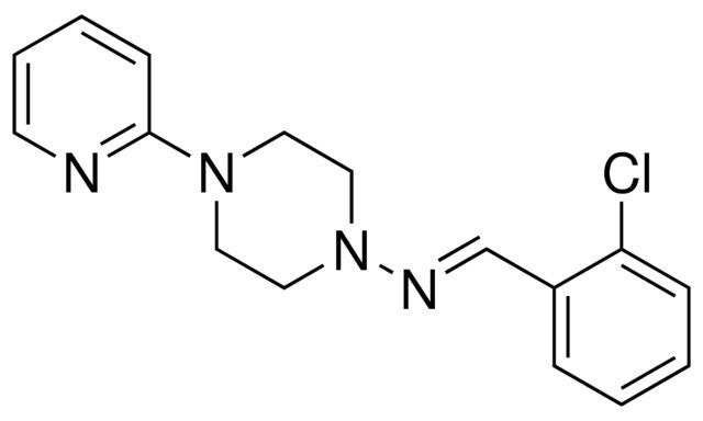 (2-CHLORO-BENZYLIDENE)-(4-PYRIDIN-2-YL-PIPERAZIN-1-YL)-AMINE