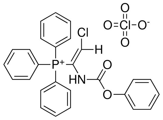 (2-CHLORO-1-PHENOXYCARBONYLAMINO-VINYL)-TRIPHENYL-PHOSPHONIUM, PERCHLORATE