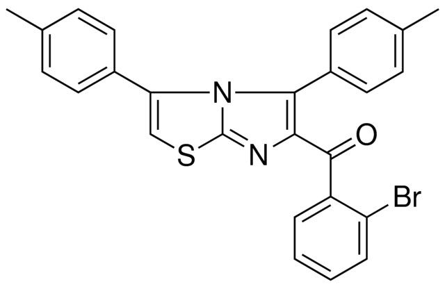 (2-BROMO-PHENYL)-(3,5-DI-P-TOLYL-IMIDAZO(2,1-B)THIAZOL-6-YL)-METHANONE