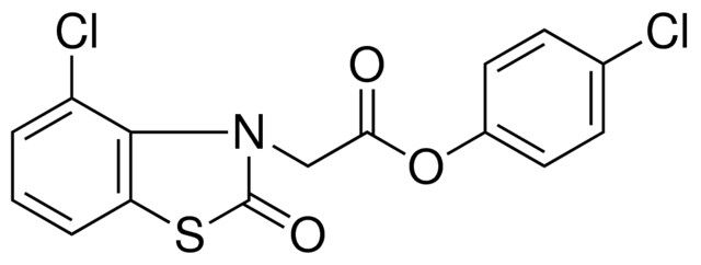 (4-CHLORO-2-OXO-BENZOTHIAZOL-3-YL)-ACETIC ACID 4-CHLORO-PHENYL ESTER