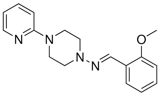 (2-METHOXY-BENZYLIDENE)-(4-PYRIDIN-2-YL-PIPERAZIN-1-YL)-AMINE