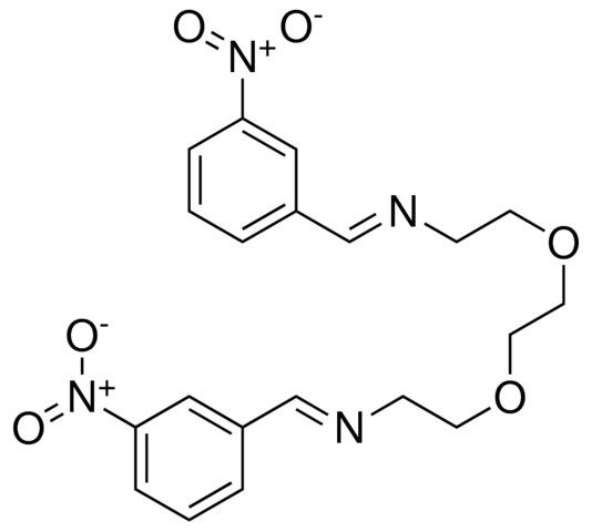 (3-NITRO-BENZYLIDENE)(2-(2-(2-((3-NITRO-BENZYLIDENE)AMINO)ETHOXY)ETHOXY)ET)AMINE