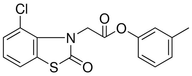 (4-CHLORO-2-OXO-BENZOTHIAZOL-3-YL)-ACETIC ACID M-TOLYL ESTER