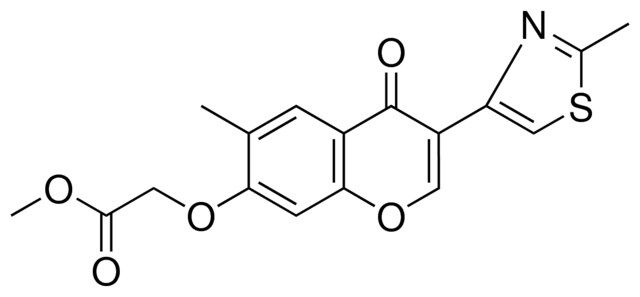 (6-ME-3-(2-ME-THIAZOL-4-YL)-4-OXO-4H-CHROMEN-7-YLOXY)-ACETIC ACID METHYL ESTER