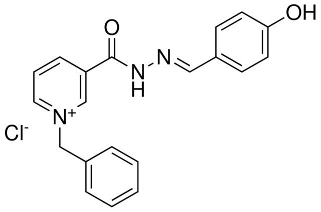 1-BENZYL-3-(4-HYDROXY-BENZYLIDENE-HYDRAZINOCARBONYL)-PYRIDINIUM, CHLORIDE