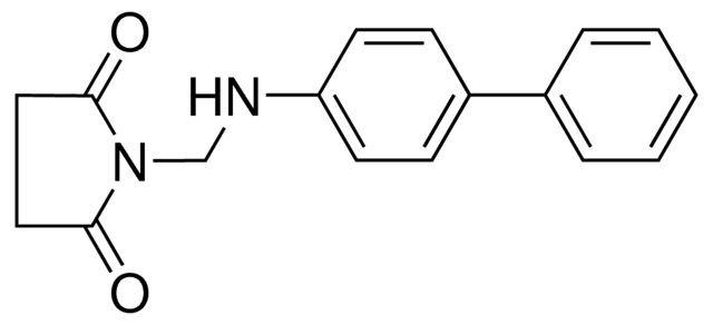 1-(BIPHENYL-4-YLAMINOMETHYL)-PYRROLIDINE-2,5-DIONE