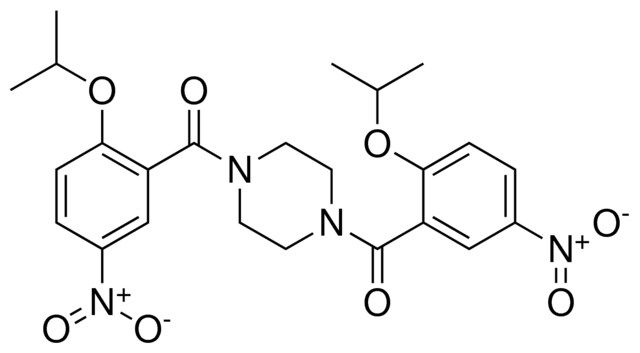 1,4-BIS(2-ISOPROPOXY-5-NITROBENZOYL)PIPERAZINE