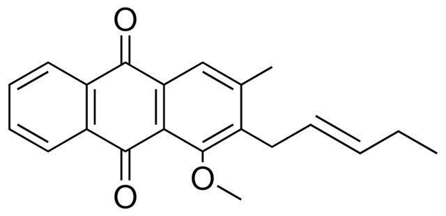 1-METHOXY-3-METHYL-2-PENT-2-ENYL-ANTHRAQUINONE