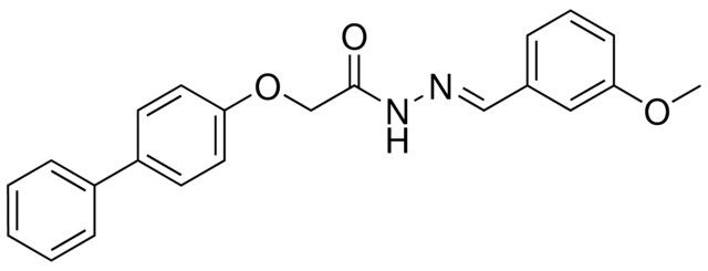 2-((1,1'-BIPHENYL)-4-YLOXY)-N'-(3-METHOXYBENZYLIDENE)ACETOHYDRAZIDE