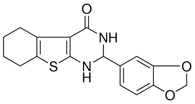 2-(1,3-BENZODIOXOL-5-YL)-2,3,5,6,7,8-HEXAHYDRO[1]BENZOTHIENO[2,3-D]PYRIMIDIN-4(1H)-ONE