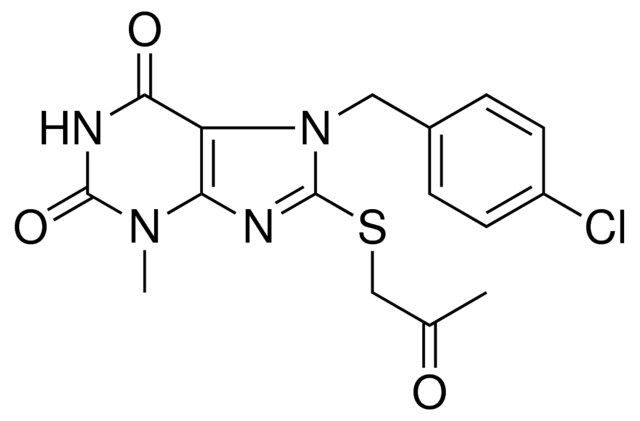 7-(4-CL-BENZYL)-3-METHYL-8-(2-OXO-PROPYLSULFANYL)-3,7-DIHYDRO-PURINE-2,6-DIONE