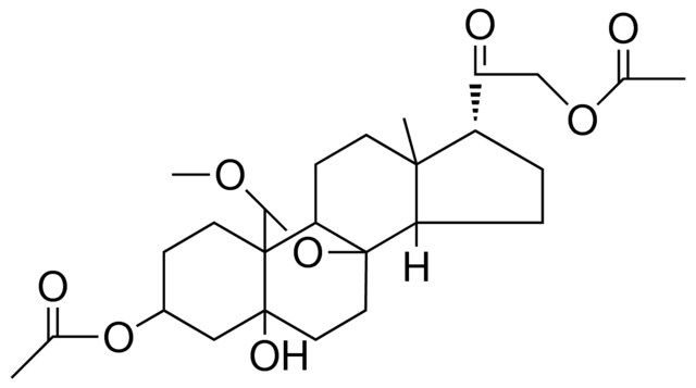 8,19-EPOXY-5-HO-20-OXO-5,14,17-PREGNANE-3,19,21-TRIYL-3,21-DIACETATE 19-ME ETHER