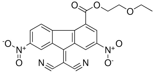 9-DICYANOMETHYLENE-2,7-DINITRO-9H-FLUORENE-4-CARBOXYLIC ACID 2-ETHOXY-ET ESTER