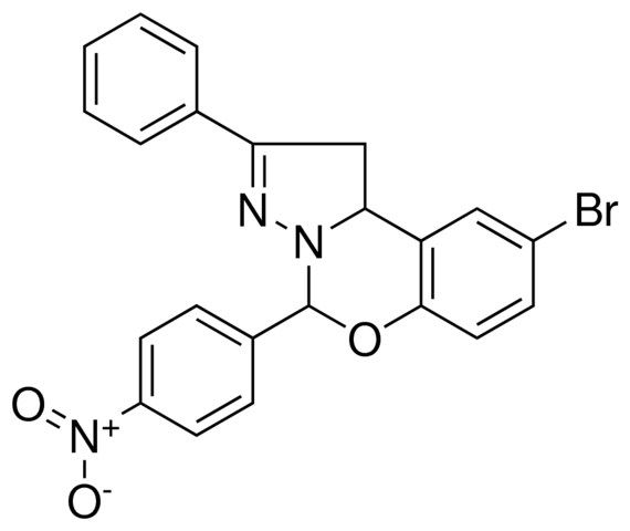 8-BR-4-(4-NITRO-PH)-2-PH-1,9B-DIHYDRO-5-OXA-3,3A-DIAZA-CYCLOPENTA(A)NAPHTHALENE