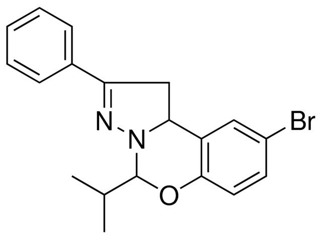 8-BR-4-ISOPROPYL-2-PHENYL-1,9B-DIHYDRO-5-OXA-3,3A-DIAZA-CYCLOPENTA(A)NAPHTHALENE