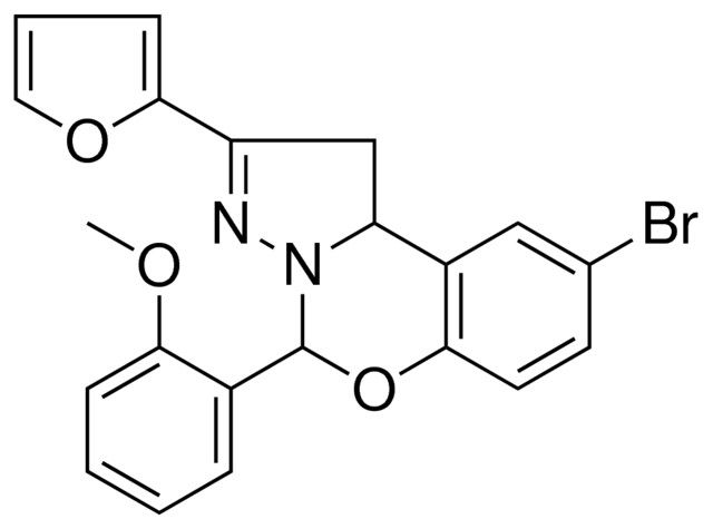 8-BR-2-FURAN-2-YL-4-(2-MEO-PH)-1,9B-2H-5-OXA-3,3A-DIAZA-CYCLOPENTA(A)NAPHTHALENE