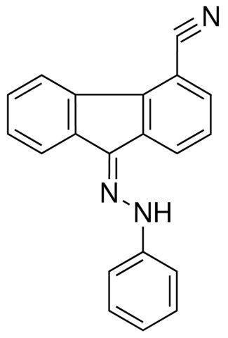 9-(PHENYL-HYDRAZONO)-9H-FLUORENE-4-CARBONITRILE