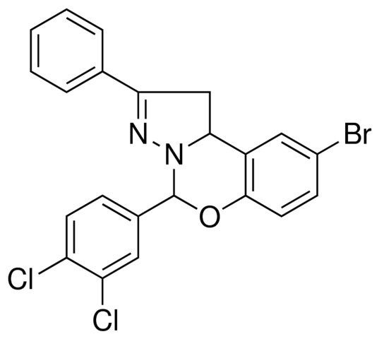 8-BR-4-(3,4-DICHLORO-PH)-2-PH-1,9B-2H-5-OXA-3,3A-DIAZA-CYCLOPENTA(A)NAPHTHALENE