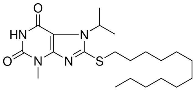 8-DODECYLSULFANYL-7-ISOPROPYL-3-METHYL-3,7-DIHYDRO-PURINE-2,6-DIONE