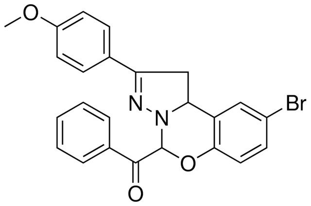 [9-BROMO-2-(4-METHOXYPHENYL)-1,10B-DIHYDROPYRAZOLO[1,5-C][1,3]BENZOXAZIN-5-YL](PHENYL)METHANONE