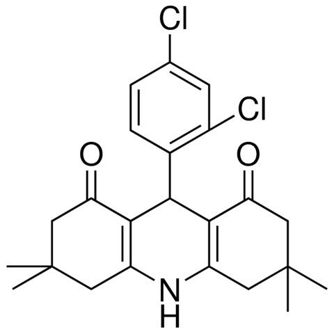 9-(2,4-DI-CL-PH)3,3,6,6-TETRA-ME-3,4,6,7,9,10-HEXAHYDRO-2H,5H-ACRIDINE-1,8-DIONE