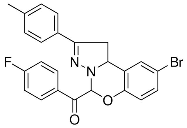 [9-BROMO-2-(4-METHYLPHENYL)-1,10B-DIHYDROPYRAZOLO[1,5-C][1,3]BENZOXAZIN-5-YL](4-FLUOROPHENYL)METHANONE