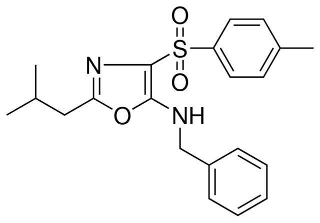 BENZYL-(2-ISOBUTYL-4-(TOLUENE-4-SULFONYL)-OXAZOL-5-YL)-AMINE