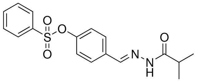 BENZENESULFONIC ACID 4-(ISOBUTYRYL-HYDRAZONOMETHYL)-PHENYL ESTER