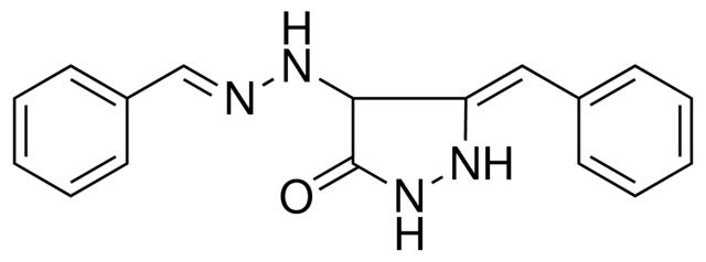 BENZALDEHYDE (3-BENZYLIDENE-5-OXO-4-PYRAZOLIDINYL)HYDRAZONE