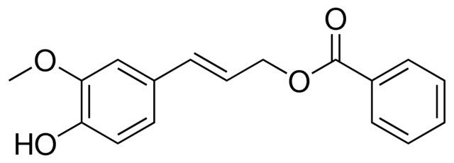 BENZOIC ACID 3-(4-HYDROXY-3-METHOXY-PHENYL)-ALLYL ESTER