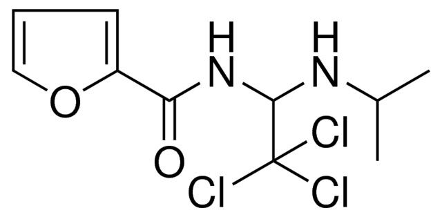 FURAN-2-CARBOXYLIC ACID (2,2,2-TRICHLORO-1-ISOPROPYLAMINO-ETHYL)-AMIDE