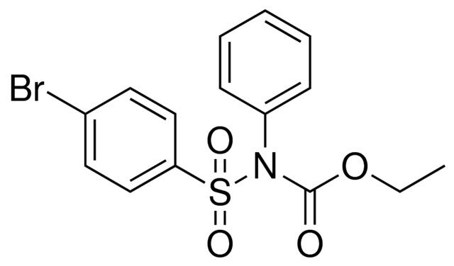 ETHYL (4-BROMOPHENYL)SULFONYL(PHENYL)CARBAMATE