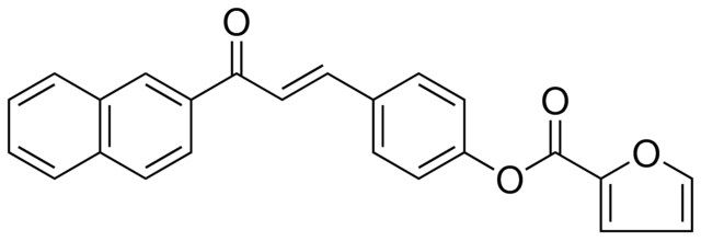 FURAN-2-CARBOXYLIC ACID 4-(3-NAPHTHALEN-2-YL-3-OXO-PROPENYL)-PHENYL ESTER