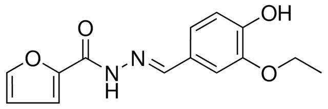 FURAN-2-CARBOXYLIC ACID (3-ETHOXY-4-HYDROXY-BENZYLIDENE)-HYDRAZIDE