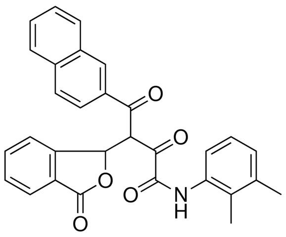 N-(2,3-DIMETHYLPHENYL)-4-(2-NAPHTHYL)-2,4-DIOXO-3-(3-OXO-1,3-DIHYDRO-2-BENZOFURAN-1-YL)BUTANAMIDE