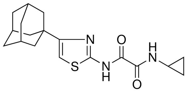 N-(4-ADAMANTAN-1-YL-THIAZOL-2-YL)-N'-CYCLOPROPYL-OXALAMIDE